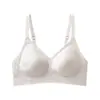 Novo Sutiã Bordado Estilo Nacional Sem Costura Feminino Sem Aro Confortável Respirável Com Bojo Fixo Suporte Macio Geléia Roupas Íntimas Femininas