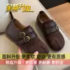 Zapatos Casuales Perezosos para Mujer con Tacón Oculto Mary Jane Slip-on 2026 Otoño Nuevo Retro Birkenstock