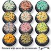 Série de Dia dos Namorados 12 Cores Transfronteiriça 5m Conjunto Misto de Flores Esmalte para Unhas Atacado Manicure Adesivos de Lantejoulas Material de Aplicação