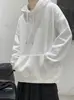 Sudadera con capucha para hombre de moda y elegante, corte holgado, versátil, para otoño e invierno, importada, chaqueta de estudiante, sudadera para hombre