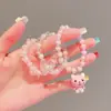 Pulseiras Infantis de Desenho Animado, Acessórios para Meninas, Joias com Contas, Acessórios Versáteis de Viagem para Meninas, Presentes para o Dia das Crianças