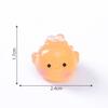 Transfronteiriço Novo Produto Micro-Paisagem Fofo Brilhante Peixe Puffer Gordo Fofo Decoração DIY Acessórios para Pendurar Pequenos Enfeites de Resina