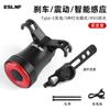 Lanterna Traseira de Bicicleta Eslnf, Luz de Ciclismo de Alta Durabilidade, Lanterna Traseira para Pedalar à Noite em Bicicleta de Estrada, Acessórios de Equipamento de Ciclismo