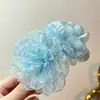 Nuevo Clip de Garra de Flor Estilo Coreano Estilo Mori Pinza Fresca para el Cabello Pinza Dulce y Femenina para el Cabello Pinza Recta para la Parte Posterior de la Cabeza Accesorios para el Cabello