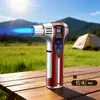 Antorcha de Soldadura Portátil de Alta Temperatura, Encendedor a Prueba de Viento, Recargable para Moxibustión, Puro, Barbacoa, Soldadura, Pistola de Llama, Duradero y Resistente a la Humedad