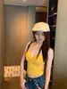 Top de tiras retorcidas estilo chica picante para mujer, verano, con copas extraíbles, corte ajustado, sin espalda, se puede usar como capa interior o exterior