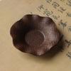 Porta-copos de bambu feito à mão, tapete para copos de vime, almofada de isolamento para potes, novo conjunto de acessórios para cerimônia do chá zen chinês kung fu