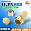 Componente Neumático Válvula Solenoide Accesorios Enchufe Silenciador de Cobre Silenciador An10/An20/Bsl-01/02/03