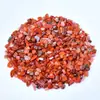 Atacado Em Estoque Ágata Vermelha do Sul Pedra Britada Cristal Bruto Aquário Vaso de Flores Cama Paisagismo Pedra Decorativa Cristal para Aromaterapia Pedra de Cristal