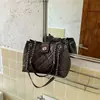 Bolsa matelassê de alta qualidade para mulheres, novo modelo 2026, bolsa de corrente, versátil e sofisticada, bolsa de ombro e transversal, bolsa de antebraço da moda