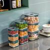 Caja de Almacenamiento para Conservación de Carne Congelada para Cocina del Hogar, Caja Multifuncional con Tapa para Albóndigas, Wontons, Verduras y Frutas, Grado Alimenticio