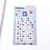 Pegatinas de Uñas Infantiles que Brillan en la Oscuridad, Pegatinas Lindas de Papelería de Dibujos Animados, Pegatinas de Arte para Uñas 5D Tridimensionales en Relieve, Pegatinas Luminosas al por Mayor