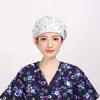 Gorro de enfermera estampado, gorro de quirófano de algodón puro, combinado con uniforme de enfermera floral, gorro de trabajo médico, gorro a prueba de aceite de comercio exterior