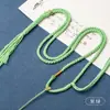 Tejido de hilo de algodón enrollado a mano para colgar colgante tibetano cuerda de collar tejida a mano cuerda para joyería estilo étnico cuerda para colgar nudo vajra