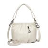 Bolso Cesta de Verduras Plegable de Piel de Vaca 520 Nueva Moda Nicho Bolso Cubo de Cuero Genuino para Mamá Bolsa para Monedas y Teléfono Móvil
