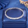 Nueva pulsera de hueso de serpiente con microincrustaciones de circonitas superbrillantes, suministro transfronterizo para mujeres de Europa y Estados Unidos, la mejor fuente de pulseras vendidas.