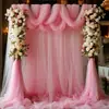 Envío Transfronterizo de un Rollo de Tul de Malla Extra Grande para Decoración de Festivales y Bodas, Tela Transparente para Montaje de Fiestas y Fondos