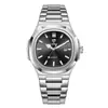 Labingji Popular Transfronterizo Reloj para Hombre de Gama Alta de Negocios Cristal Reloj de Cuarzo Tendencia Temperamento Reloj con Calendario Reloj para Hombre