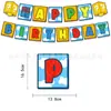 Decoración Creativa para Fiesta de Cumpleaños Tema Mario Borde Suministros Banner Bandera para Pastel Set de Globos Transfronterizo