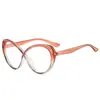 Novos Óculos Elegantes Europeus e Americanos Que Podem Ser Equipados com Lentes Planas Anti-Luz Azul para Miopia Olho de Gato Versáteis para o Dia a Dia Casuais Óculos Transfronteiriços