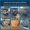 Vaso de flores vintage aquário pedra azul pedra antiga jardim tanque de água aquário pátio externo villa aquário