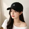 Gorra de Béisbol Retro Bordada de Moda Estilo Coreano, Ensanchada y Profundizada para un Rostro Más Pequeño, Gorra Casual Versátil para Parejas