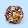 Bola de brinquedo para gatos transfronteiriços, auto-oi para aliviar o tédio, bastão de moagem, artefato resistente a mordidas, Polygonum Kipponense, bola requintada de catnip