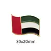 Insígnia de metal com bandeira dos Emirados Árabes Unidos transfronteiriça acessórios de vestuário presentes adesivos para celular fabricantes de origem atacado personalização