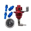 Accesorios para Coche Regulador de Presión de Combustible Ajustable Modificado Potenciador de Combustible Regulador de Presión Universal con Manómetro