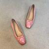 Sapatos Femininos Quadrados Elegantes com Laço, Estilo Primavera e Outono 2026, Rasteirinhas Shallow Slip-On com Salto Bloco, Sapatos Mary Jane