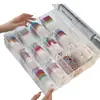 Caja de almacenamiento GOKA pegatina Tarjeta de Chuck portatarjetas Barra para objetos pequeños Caja organizadora Compartimento para estante de almacenamiento de cuenta manual de batata pequeña