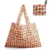Nueva Bolsa de Compras Plegable Ecológica Bolso de Mano Satchel de Tela Oxford 210D Bolsa de Almacenamiento Gran Capacidad Bolsa de Compras para Supermercado