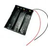 Portapilas 18650 1/2/3/4 Celdas Zócalo de Batería sin Soldadura Compartimento Ranura Sin Tapa Con Cables Serie DIY