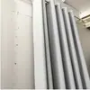 Fábrica de Keqiao Venta al por mayor Cortina Terminada Decoración del Hogar Proyecto Cortina de Sombreado Terminada Habitación de Alquiler Tela de Cortina de Sombreado