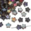 Contas Coloridas Galvanizadas em Vidro Estrela de Cinco Pontas Contas em Fio Contas Soltas Artesanal DIY Pulseira Colar Pulseira Acessórios de Joias Materiais Atacado