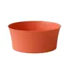Vaso de flor de prato carnudo de argila de imitação vaso de flor de plástico carnudo espessado vaso de flor redondo estilo japonês para viveiro