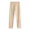 Pantalones térmicos de algodón puro para mujer, modelo nuevo 2026, forro fino de algodón, pantalones de otoño, ropa interior ajustada, pantalones base de algodón