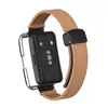 Adecuado para Correa Huawei Band 10, Correa Huawei 987 Band, Universal Honor 67, Correa de Piel con Grano de Lichi y Hebilla Magnética