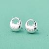 Nuevo Colgante de Plata Esterlina S925 Sólido Mini Brillante Plata Maciza DIY Pulsera Anillo Material Accesorios de Plata