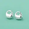 Nuevo Colgante de Plata Esterlina S925 Sólido Mini Brillante Plata Maciza DIY Pulsera Anillo Material Accesorios de Plata