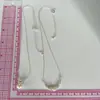 Collar de doble capa de fragmentos de plata con perla y estrella de circón de lujo ligero estilo francés para mujer, cadena de suéter choker de moda niche vintage