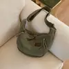 Bolso de Nicho de Gran Capacidad para Mujer 2025 Invierno Nuevo Bolso de Hombro Casual de Lona Ligero Versátil Bolso Cruzado para Viajes