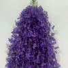 Pétalos Cifrados Glicina Simulada Flor de Seda Vid Colgante Diseño de Escena de Boda Materiales Florales Decorativos Comerciales para Exterior