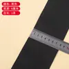 Banda Elástica Gruesa Duradera de Alta Elasticidad Transfronteriza Cordón Elástico para Cintura de Pantalones de Niño Blanco y Negro Banda Elástica Plana Ancha