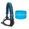 Alça de Corda Paracord para Garrafa de Água em Estoque Transfronteiriça, Manga Portátil para Copo Espacial, Alça de Transporte de Copo com Manga de Base de Silicone para Garrafa de Água Portátil ao Ar Livre