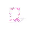Bolsa Magnética Colorida para Fotos Polaroid 3 polegadas Ímã Criativo de Geladeira Porta-Cartão Magnético Estrela Criativo Personalizado