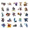 50 folhas de jogo League of Legends personagem mala impermeável grafite adesivo scooter computador tablet desenho animado decoração
