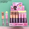 MLUNDO Coloración Fácil Hidratante Duradero Espejo Tinte Labial Lápiz Labial Agua Sedoso Tinte Brillo de Labios Esmalte Labial