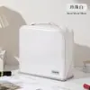 Bolsa de maquiagem de grande capacidade, nécessaire portátil para mulheres, design de suporte em PVC, grande capacidade, multifuncional e à prova d'água