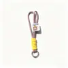 Chaveiro de Nylon Trançado de Camada Dupla Acessórios Cordão para Bolsa Mosquetão Boneca de Pelúcia Corrente para Celular Cordão Pingente Acessórios